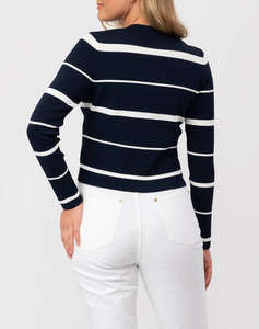 TED BAKER ELORIAA Crew Neck Fitted Cardigan