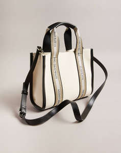 TED BAKER GEORJEA Branded Webbing Canvas Small Tote (Размери: 11 x 21 x 25см.)