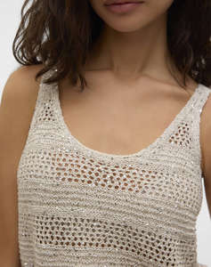 VERO MODA VMLEILANI STRIPE SL U-NECK TOP
