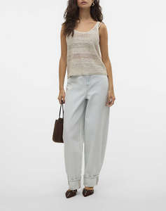 VERO MODA VMLEILANI STRIPE SL U-NECK TOP