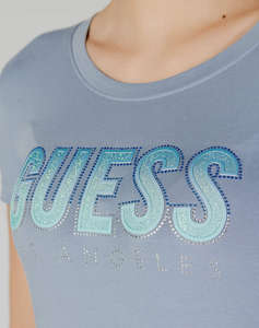 GUESS CN SS GLITTER DEGRADE LOGO TEE ДАМСКА ТЕНИСКА