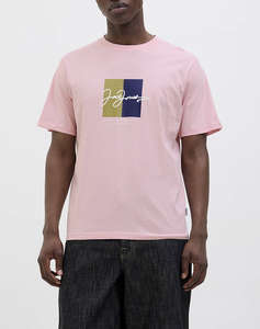 JACK&JONES JORFREDERIKSBERG BOX SCRIPT TEE SS CN LN