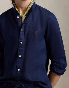 RALPH LAUREN SLPSBBNDPPCS-LONG SLEEVE-SPORT SHIRT