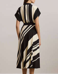 LAUREN RALPH LAUREN FRATILLIO-SHORT SLEEVE-DAY DRESS