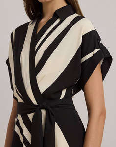 LAUREN RALPH LAUREN FRATILLIO-SHORT SLEEVE-DAY DRESS