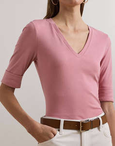 LAUREN RALPH LAUREN V JUDY-ELBOW SLEEVE-KNIT