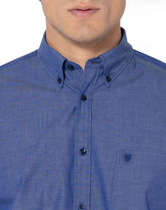 THE BOSTONIANS РИЗА FIL A FIL REGULAR FIT Plain FIL A FIL Button-down Regular Fit