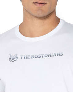 THE BOSTONIANS BLOUSE T-SHIRT TWO-TONE LOGO REGULAR