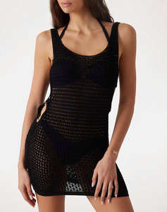 GUESS CROCHET DRESS - ACRYLIC CROCHET YARN ДАМСКА РОКЛЯ