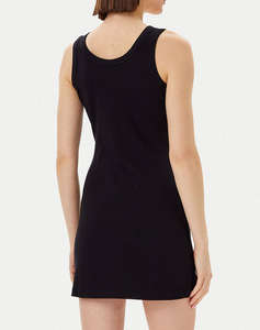 GUESS SUNFLOWER RIB DRESS - ECO SMOOTH GIRLY RIB 435 ДАМСКА РОКЛЯ