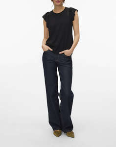 VERO MODA VMBELLA SS LACE TOP WVN GA NOOS