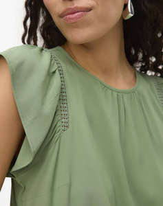 VERO MODA VMBELLA SS LACE TOP WVN GA NOOS