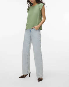 VERO MODA VMBELLA SS LACE TOP WVN GA NOOS