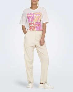 ONLY ONLROLLING STONES LIFE S/S TOP BOX JRS