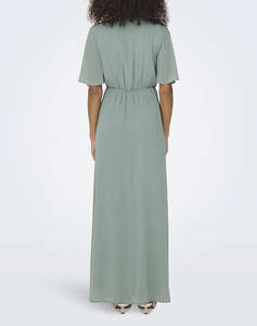 ONLY ONLSTAR LIFE S/S MIA MAXI DRESS WVN