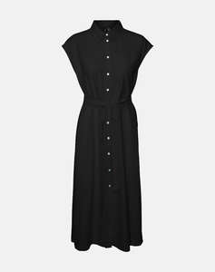 VERO MODA VMMYMILO SL CALF SHIRT DRESS WVN GA