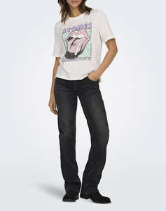ONLY ONLROLLING STONES LIFE S/S TOP BOX JRS