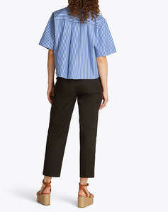TOMMY HILFIGER POPLIN BOXY SHORT S/S SHIRT