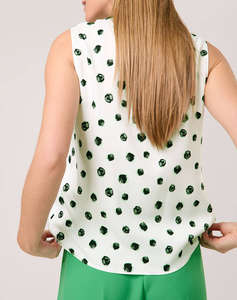 TAIFUN blouse WITHOUT SLEEV