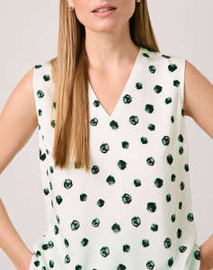 TAIFUN blouse WITHOUT SLEEV