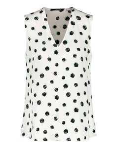 TAIFUN blouse WITHOUT SLEEV