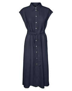 VERO MODA VMMYMILO SL CALF SHIRT DRESS WVN GA
