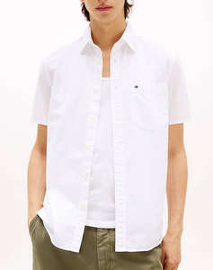 TOMMY HILFIGER SEERSUCKER SOLID SS RF SHIRT