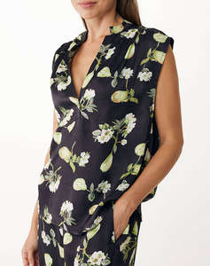 MEXX Sleeveless pear print blouse