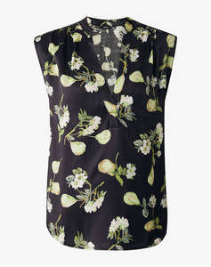 MEXX Sleeveless pear print blouse