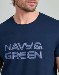 NAVY&GREEN ТЕНИСКА