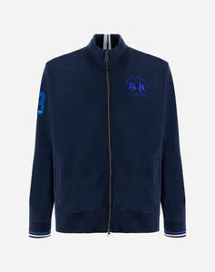 LA MARTINA ЖИЛЕТКА ΜΜ MAN FLEECE DIAGONAL FRENCH TER