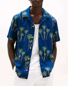 TOMMY HILFIGER LIGHTWEIGHT PALM SS RF SHIRT