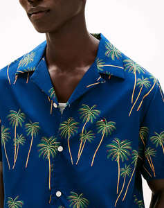 TOMMY HILFIGER LIGHTWEIGHT PALM SS RF SHIRT