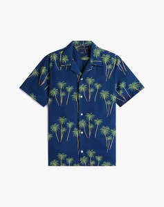 TOMMY HILFIGER LIGHTWEIGHT PALM SS RF SHIRT