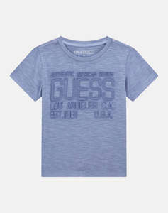 GUESS GARMENT DYE SS T-SHI - MID ORGANIC SLUB JERSEY 160 ДЕТСКА ТЕНИСКА BOY