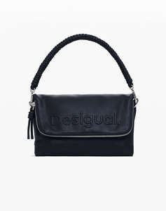 DESIGUAL D2 BAG_HALF VENECIA 3.0 BLAC ДАМСКА ЧАНТА (Размери: 26 x 18 x 12см.)