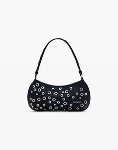 DESIGUAL D2 BAG_REBEL ALSACIA BLACK ДАМСКА ЧАНТА (Размери: 30 x 15 x 6см.)