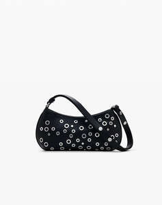 DESIGUAL D2 BAG_REBEL ALSACIA BLACK ДАМСКА ЧАНТА (Размери: 30 x 15 x 6см.)