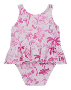GUESS ONE PIECE SWIMSUIT - NYLON ALISA MICROFIBER ДЕТСКИ БАНСКИ КОСТЮМ GIRL