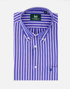 THE BOSTONIANS РИЗА ACORN ПОПЛИН REGULAR FIT Stripe POPLIN Button-down Regular Fit