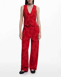 DESIGUAL D2 PANT_SUITROJO ДАМСКИ ПАНТАЛОНИ