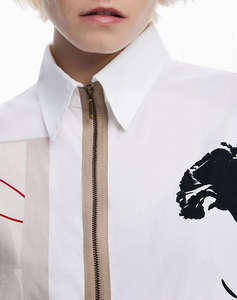 DESIGUAL D2 SHIRT_RECORTES_LACROIX ДАМСКА РИЗА