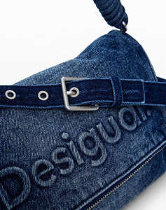 DESIGUAL D2 BAG_HALF LOGO ДАМСКА ЧАНТА (Размери: 28 x 18 x 12см.)