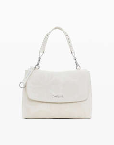 DESIGUAL D3 BAG_DEJAVU POSADAS ECRU ДАМСКА ЧАНТА (Размери: 32 x 23 x 12см.)