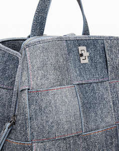 DESIGUAL D2 BACK_YOKO PU DENIM SU ДАМСКА ЧАНТА (Размери: 25 x 29 x 10см)