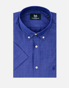 THE BOSTONIANS РИЗА REGULAR FIT Plain SLUB Button-down Regular Fit