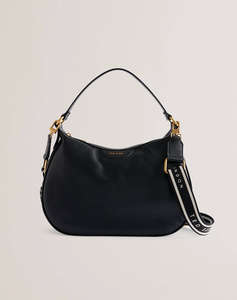 TED BAKER ESIAH Webbing Slouchy Leather Hobo Bag (Размери: 32 x 26см.)