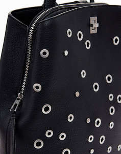 DESIGUAL D2 BACK_REBEL SUMY BLACK ДАМСКА ЧАНТА (Размери: 27 x 34 x 12.5см)