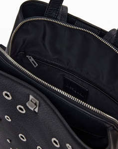 DESIGUAL D2 BACK_REBEL SUMY BLACK ДАМСКА ЧАНТА (Размери: 27 x 34 x 12.5см)