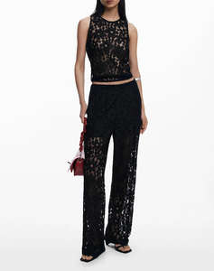 DESIGUAL D2 PANT_LACELONG ДАМСКИ ПАНТАЛОНИ